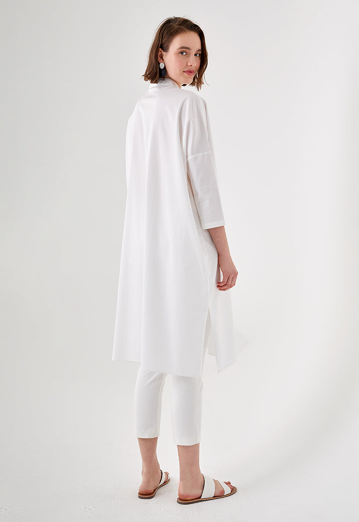 Oversized Cotton Shirt Dress