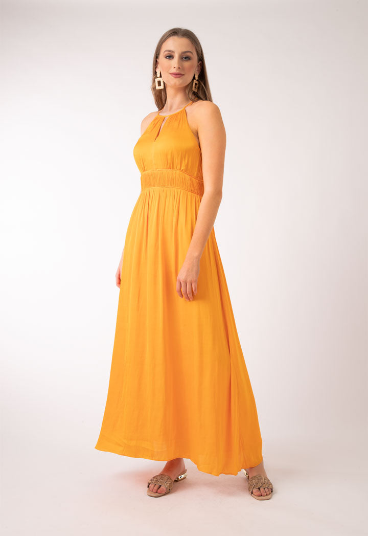 Halter Neck Maxi Dress