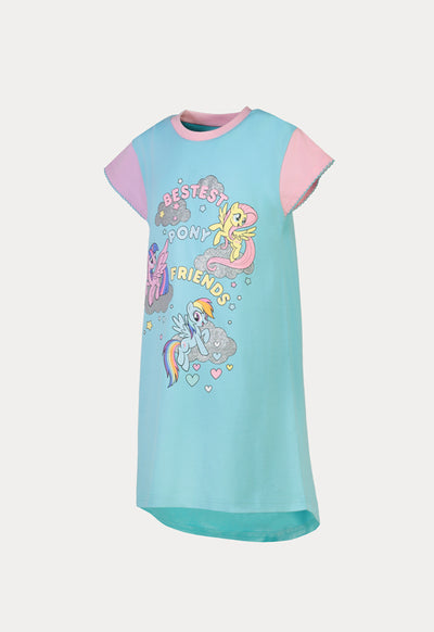 My Little Pony High-Low Graphic Print Pajama Dress