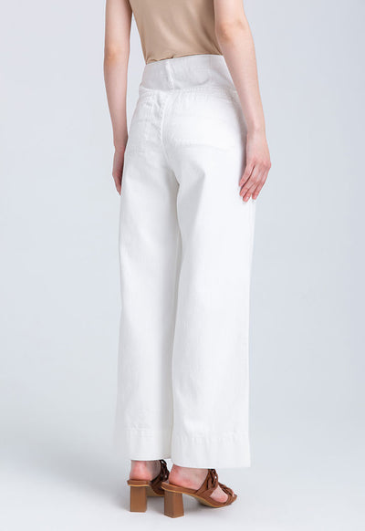 Wide Hem Straight Cut Trouser