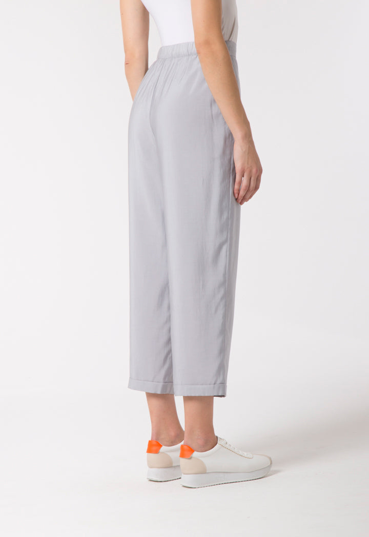 Silver Lyocell Trouser