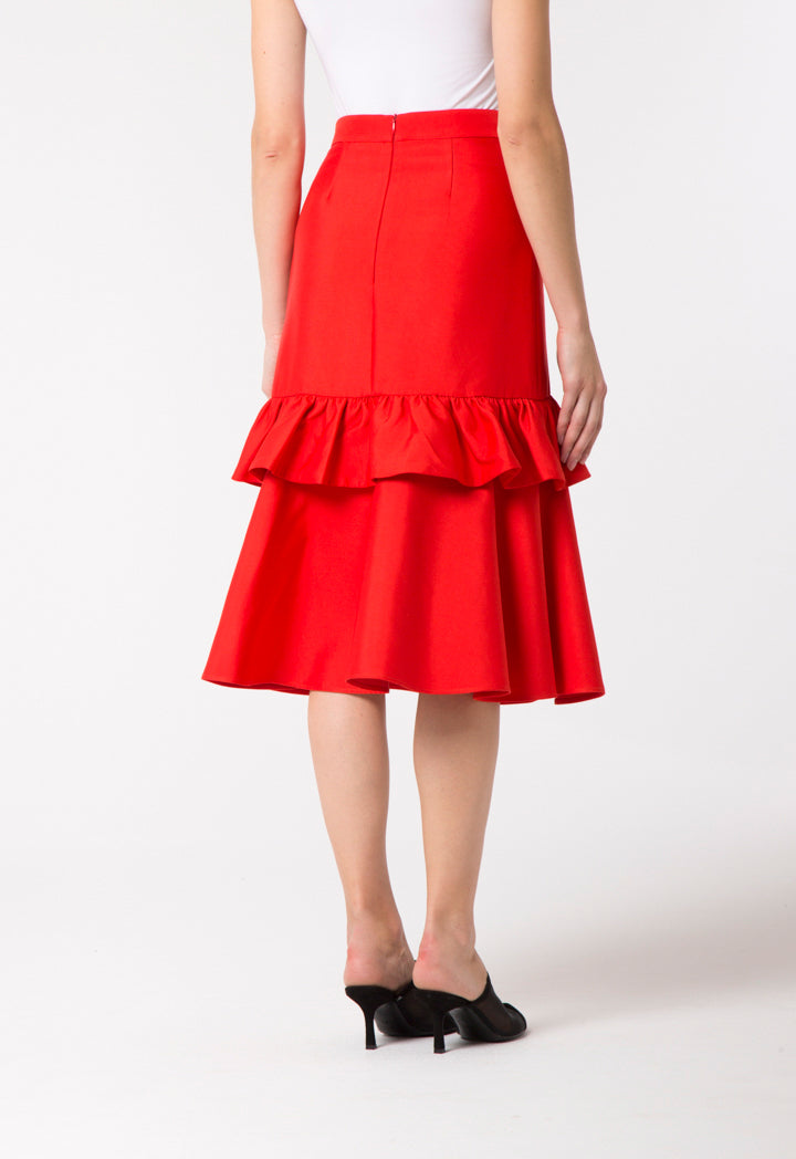 Frill A-Line Skirt - Fresqa