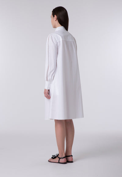 Trim Detail Shirt Dress