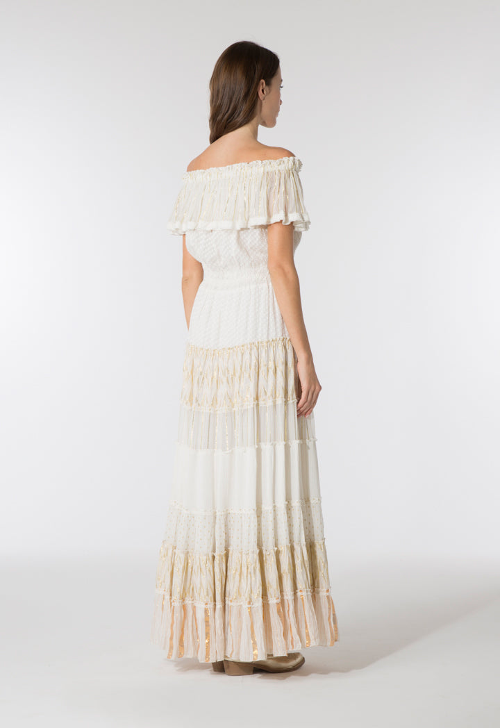 Peasant Off Shoulder Dress