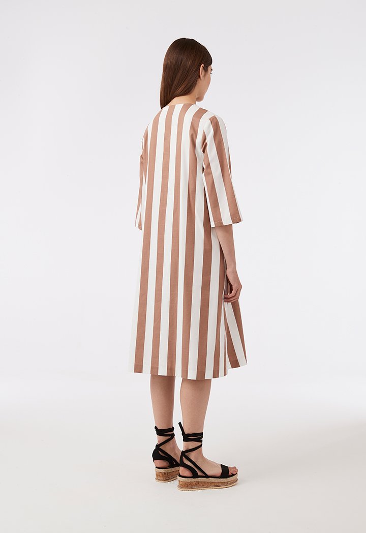 Striped Midi Dress