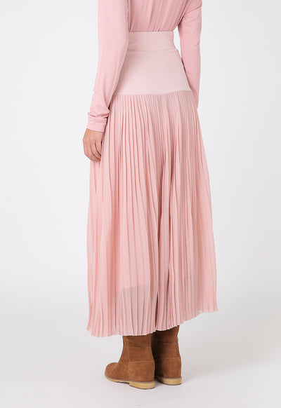 Elasticated Accordion Pleat Skirt