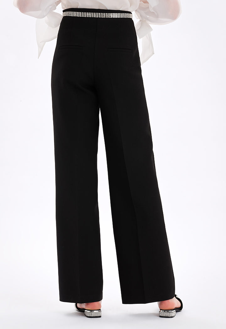 High Waist Wide Legs Trousers