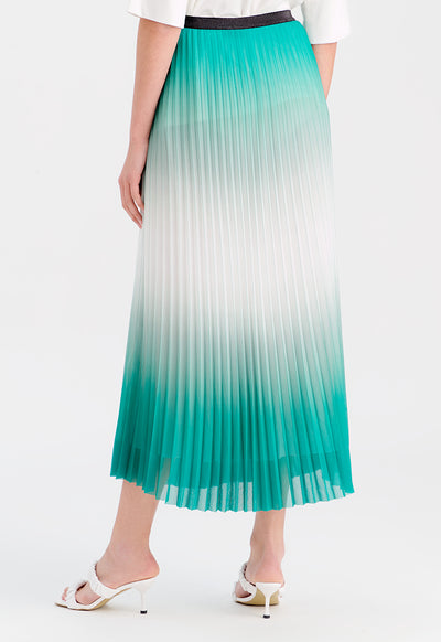 Pleated Ombre Classic Skirt