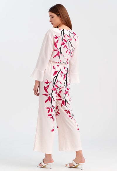 Printed Wide Leg Culottes