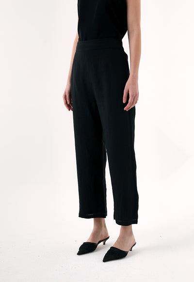 Linen Wide Leg Trouser