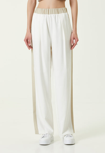 Academia Side Striped Trouser White