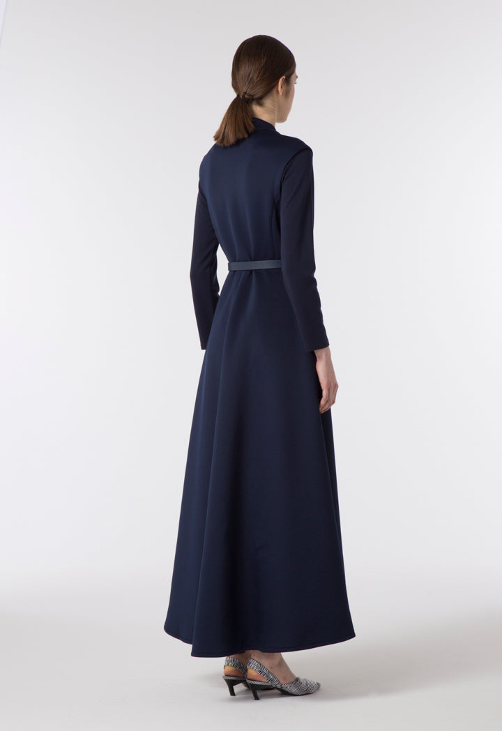 Blue Maxi Outerwear