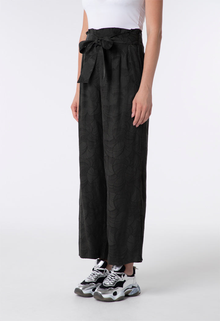 Printed Pleated Waist Trouser - Fresqa