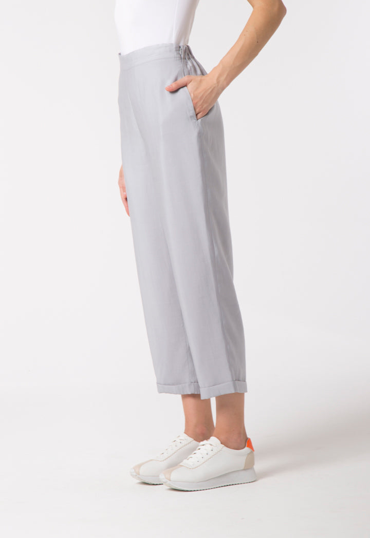 Silver Lyocell Trouser