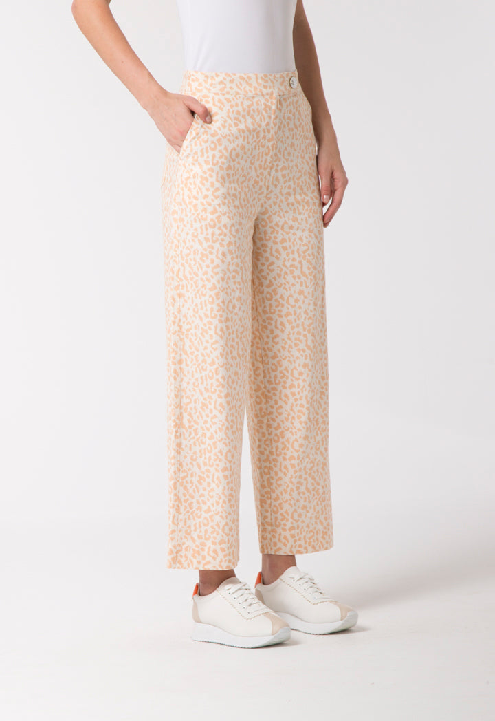 Leopard Wide Leg Trouser - Fresqa