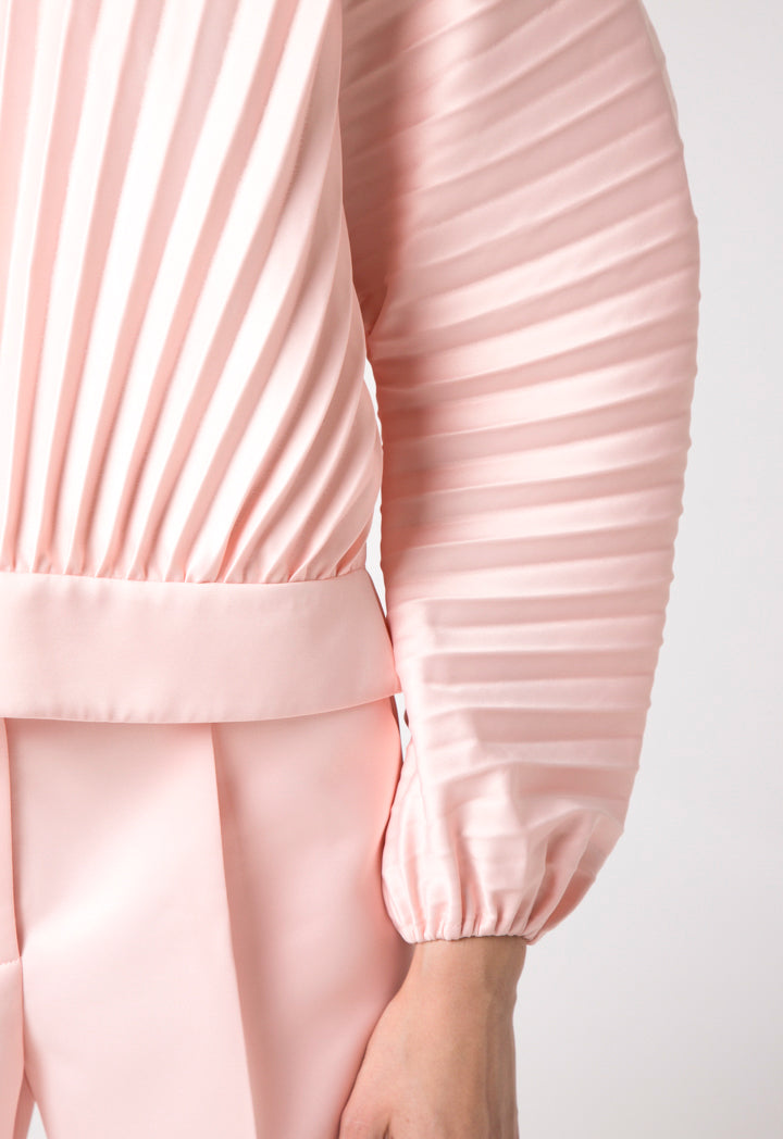 Pleated Pastel Blouse - Fresqa