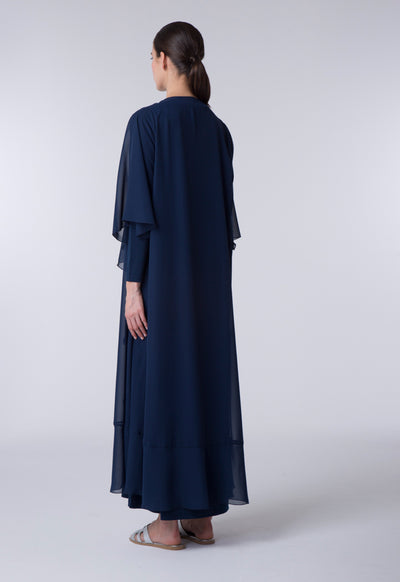 Flounce Outer Combo Abaya