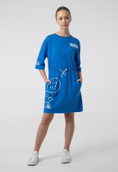 Snoopy Dress With Elasticated Waist