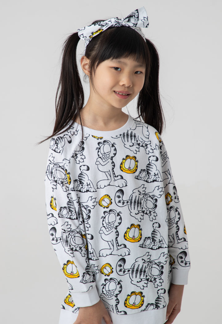 Garfield Classic Print Pullover Shirt And Shorts