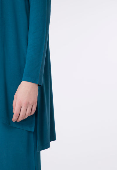 Long Top And Skirt Terno Set