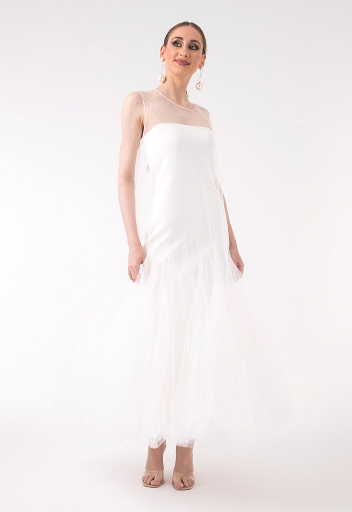 Sleeveless Tulle Dress