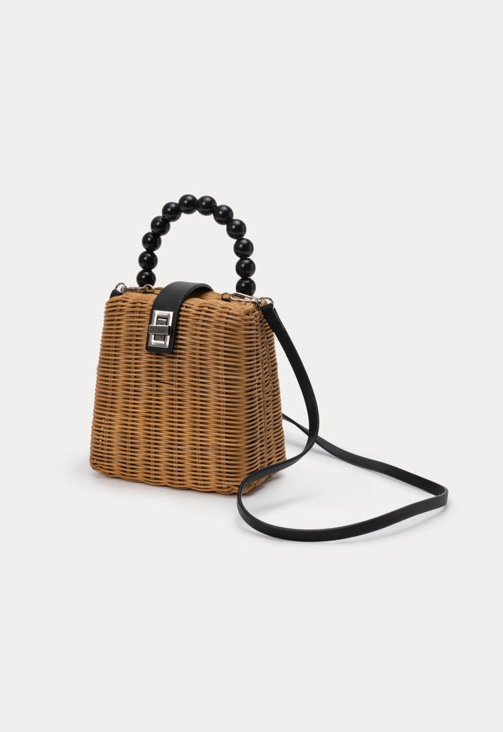 Shoulder Rattan Handbag