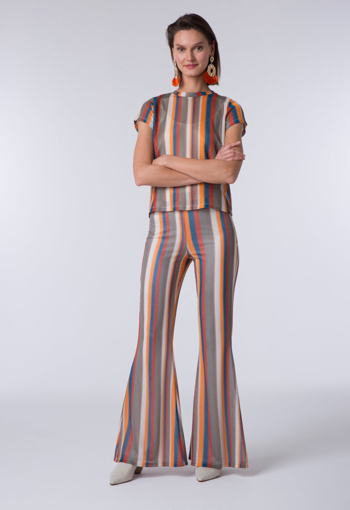 Flare Stripe Pants