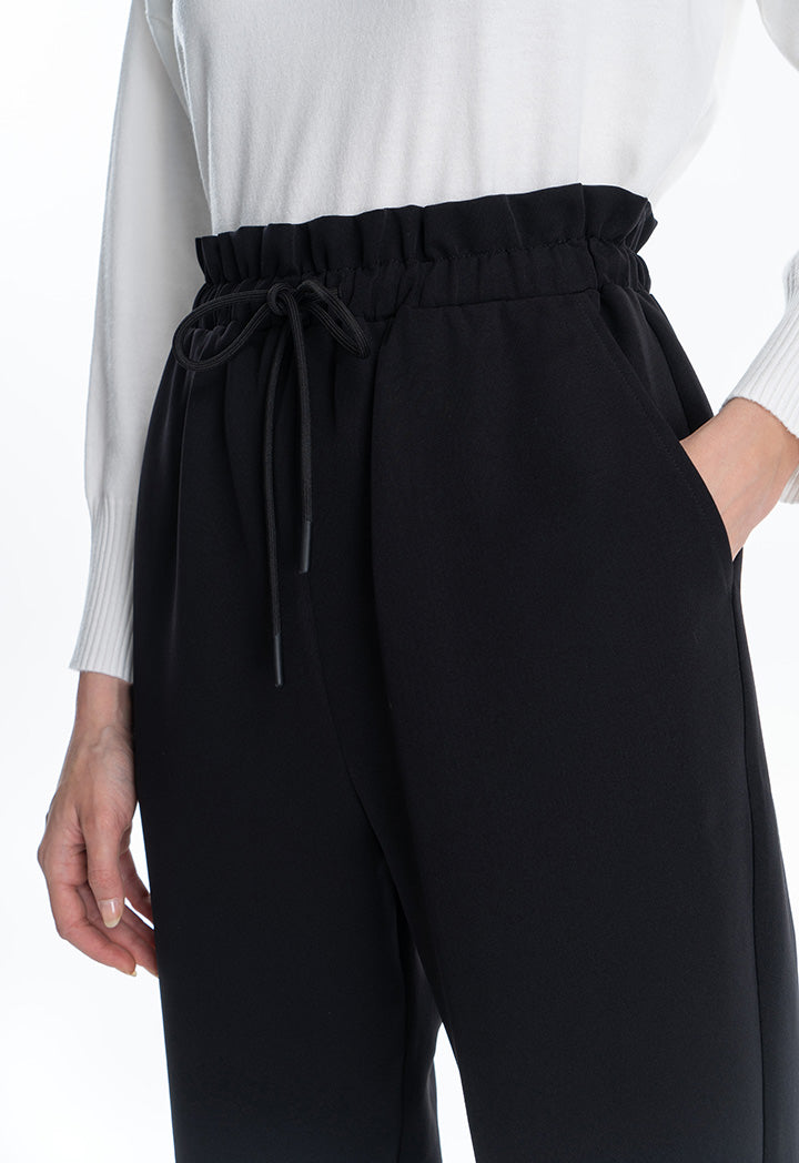 Solid Straight Leg Formal Trouser