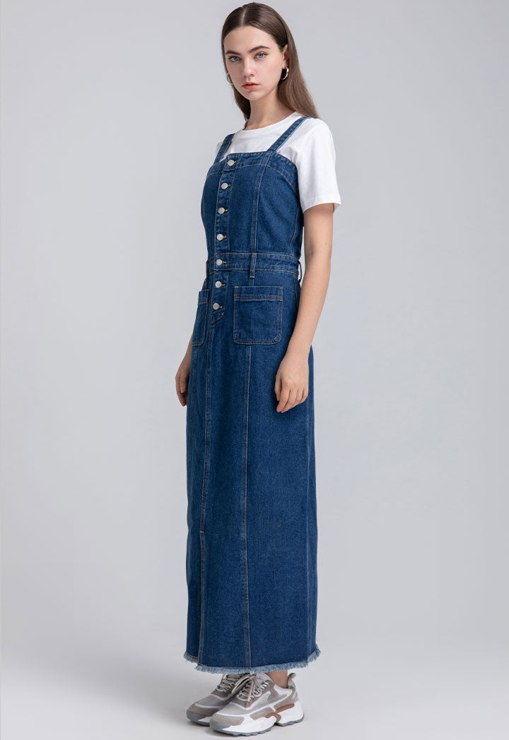 Pinafore Denim Dress