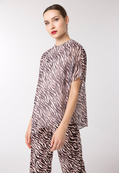 Animal Print Blouse - Fresqa