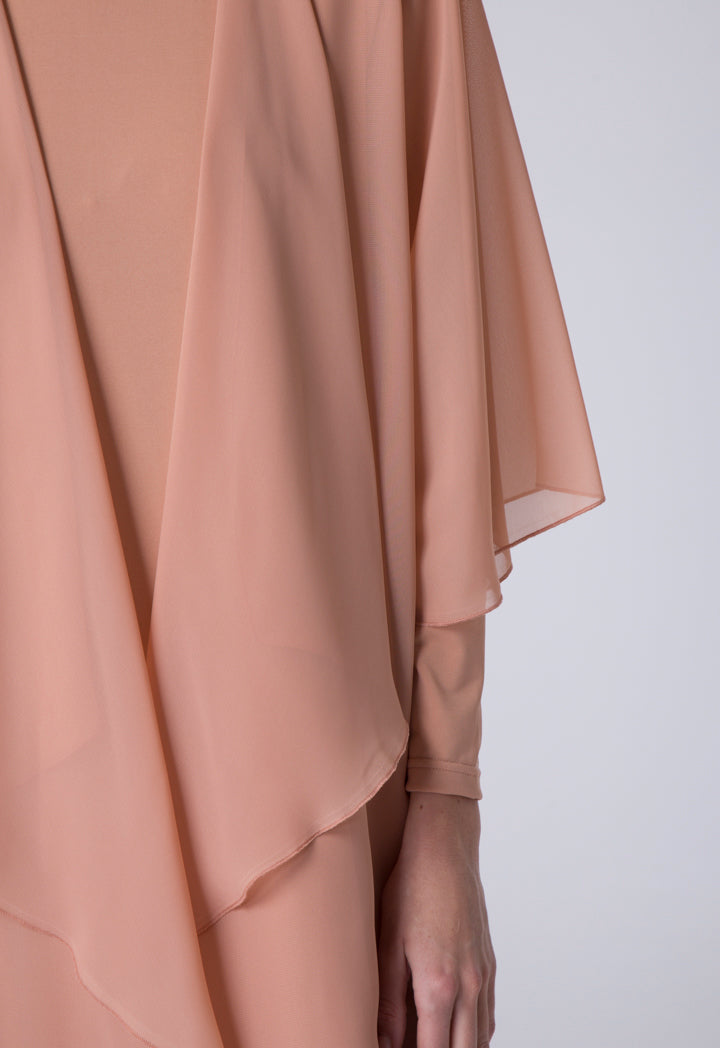 Flounce Outer Combo Abaya