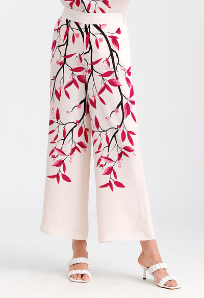 Printed Wide Leg Culottes