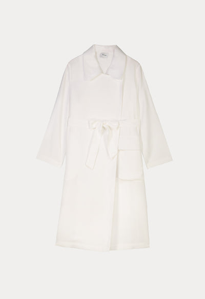 Solid Lightweight Side Slits Coat