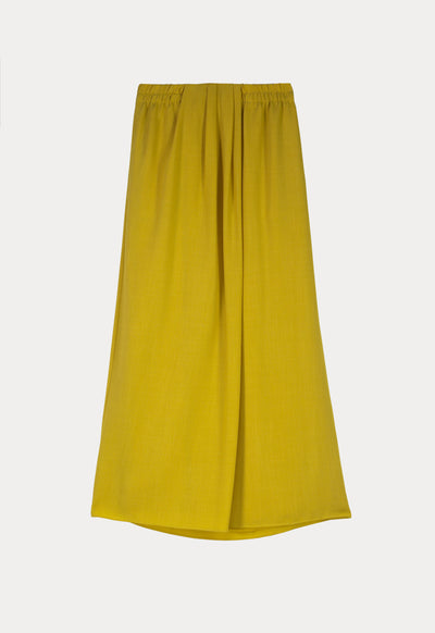 Solid Maxi Skirt With Pocket Detail