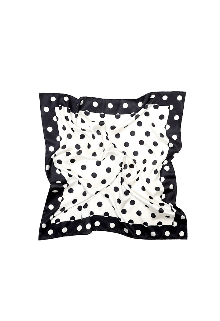 Printed Polka Dot Scarf