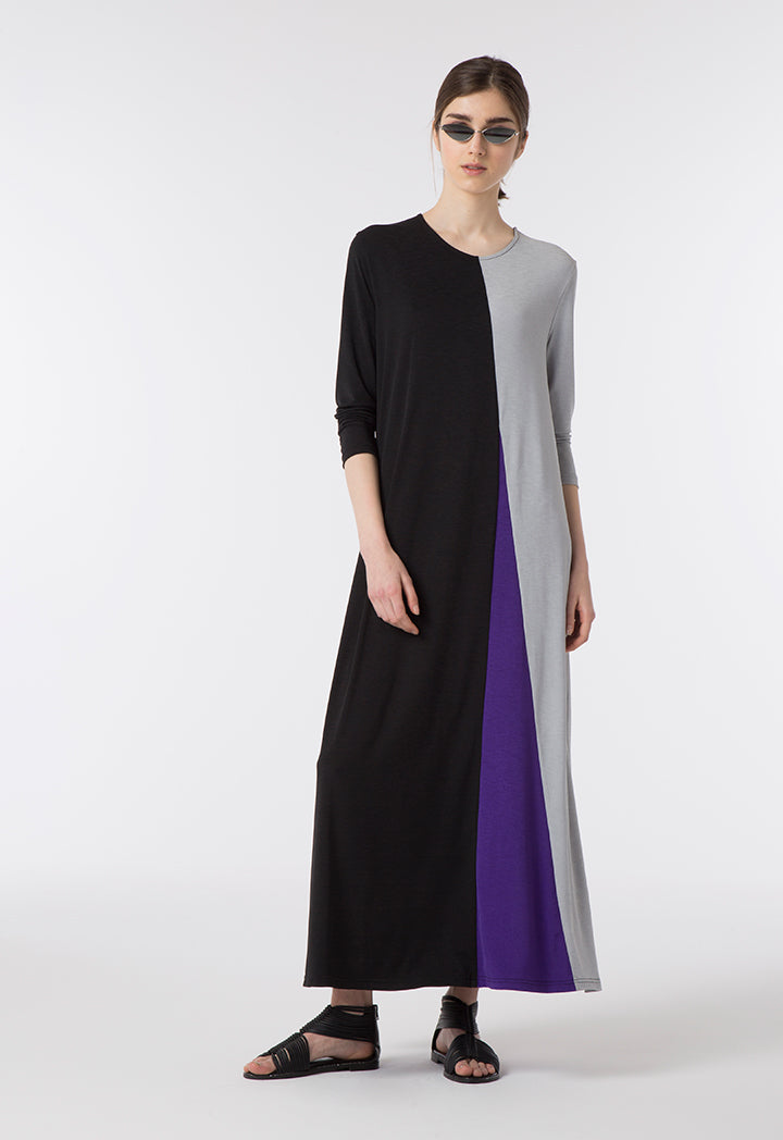 Colorblock Abaya