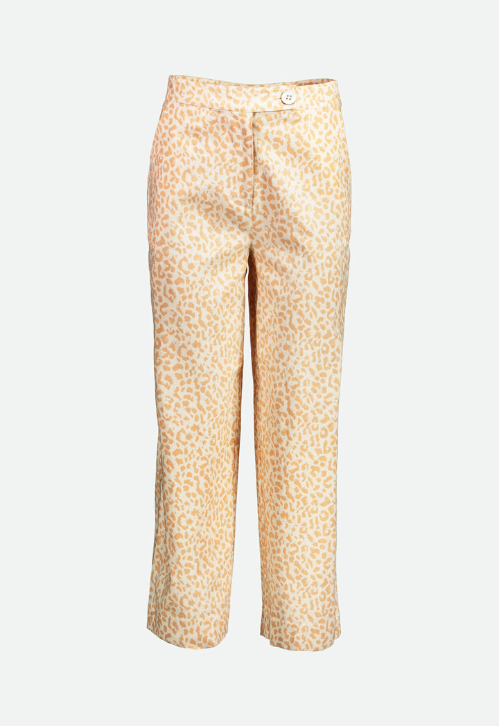 Leopard Wide Leg Trouser - Fresqa