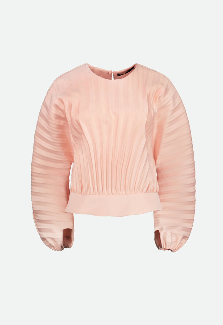 Pleated Pastel Blouse - Fresqa