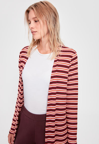 Striped Shrug Cardigan - Fresqa