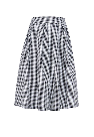 Check Pleated Culottes - Fresqa