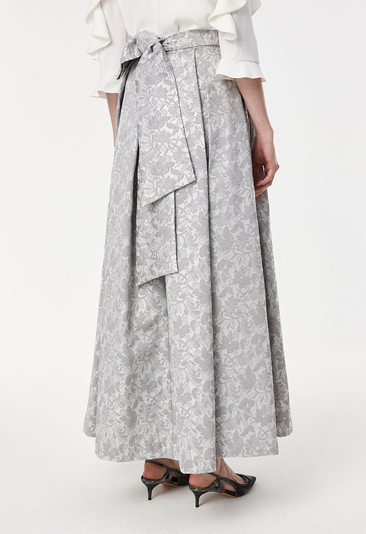 Long Jacquard Skirt