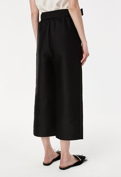 Solid Black Culottes