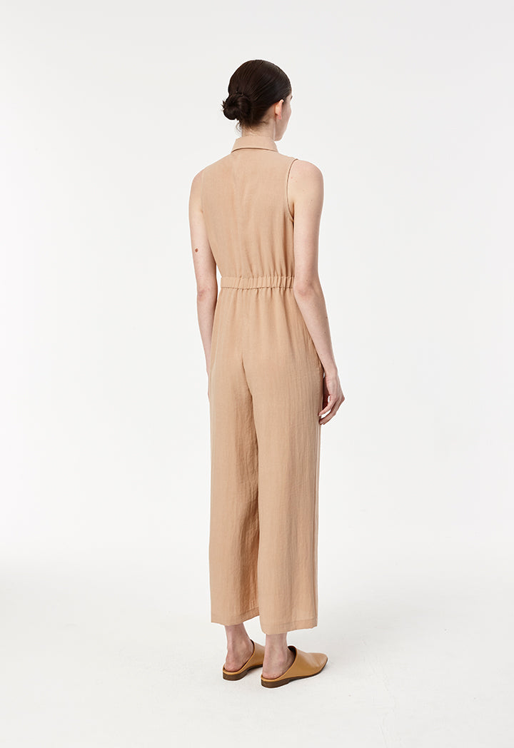 Gathered Jumpsuit