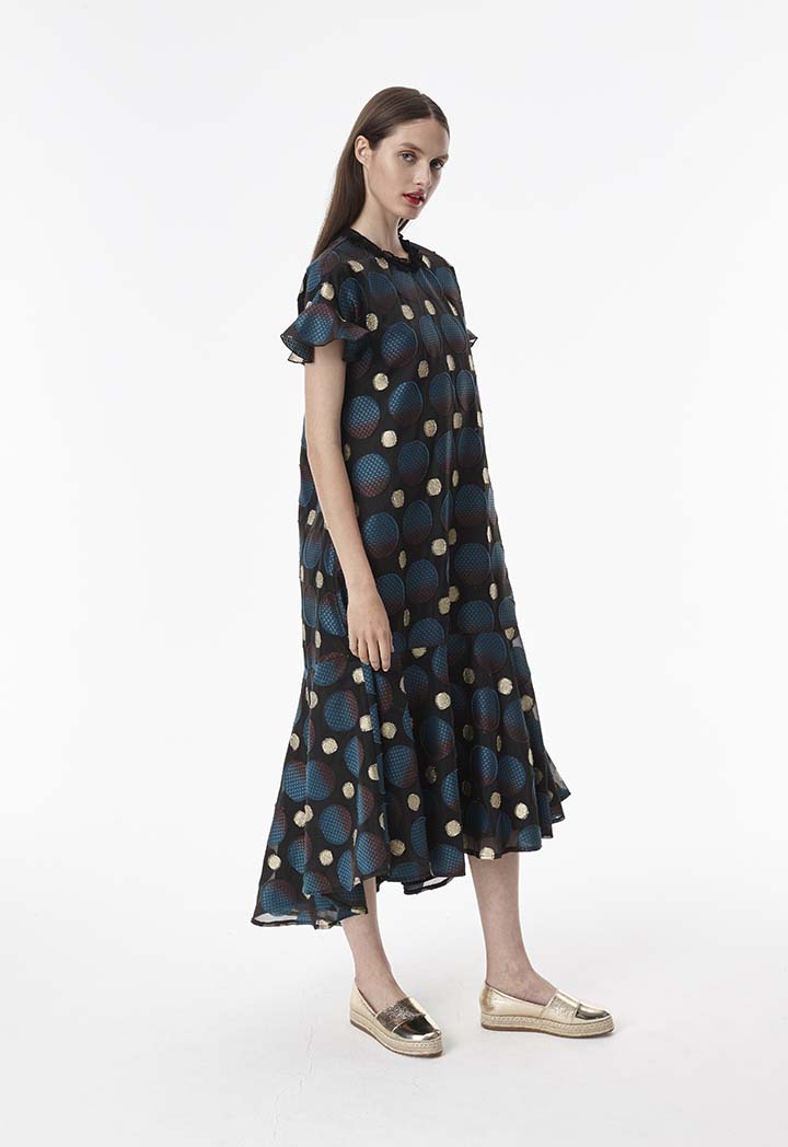 Jacquard Net Dress