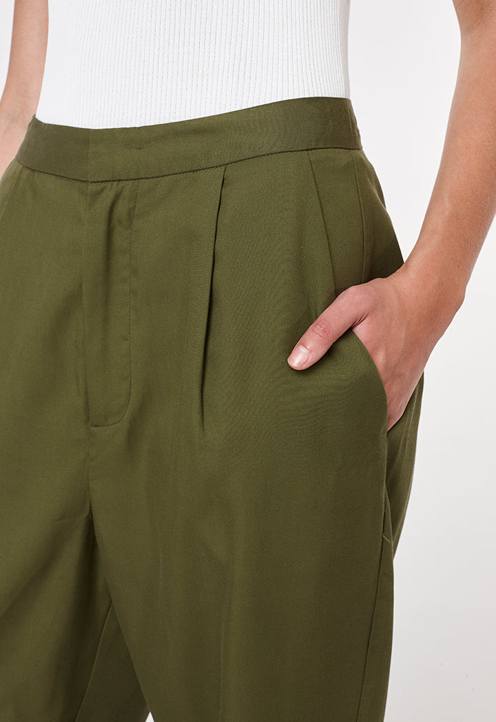 Olive Uniform Pants - Fresqa