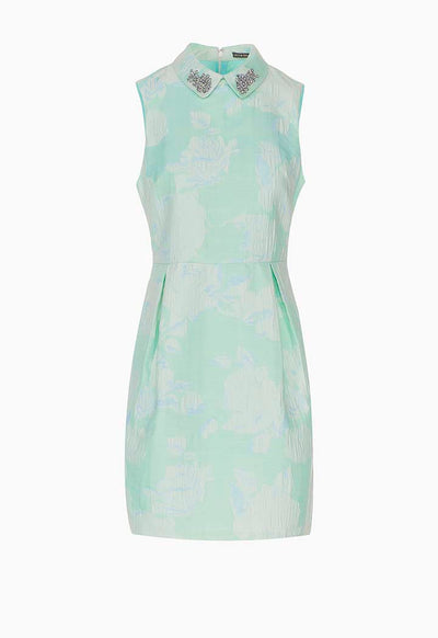 Jacquard Sleeveless Dress