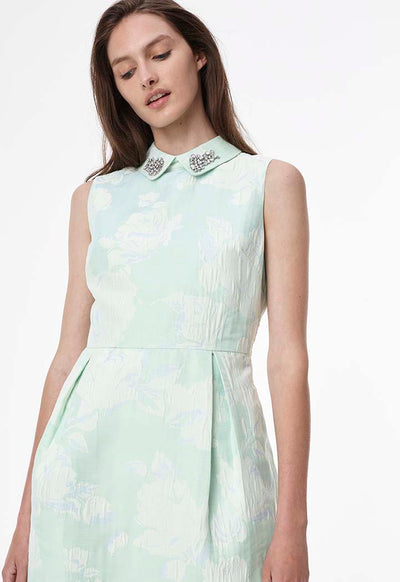 Jacquard Sleeveless Dress