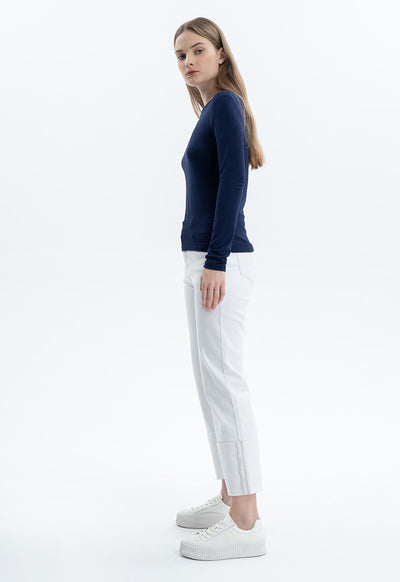 Long Sleeve Basic Solid Top