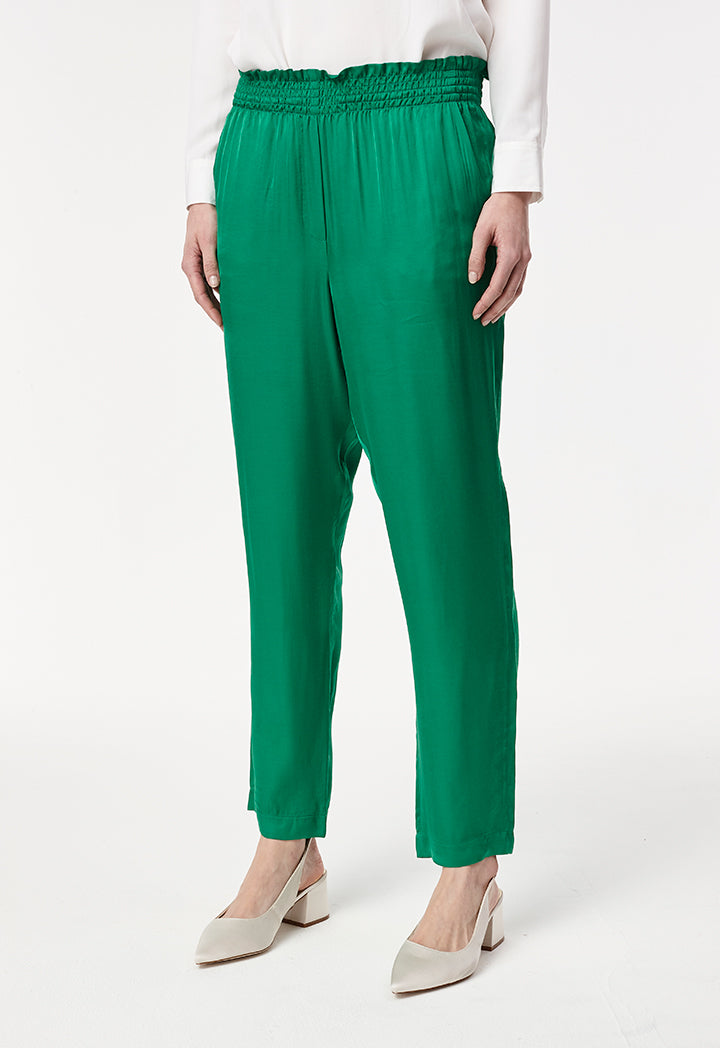 Gartertized Close Fitting Pants