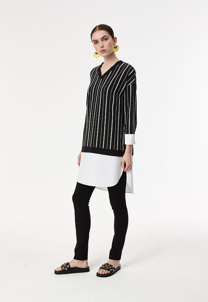 Irregular Stripes Dress